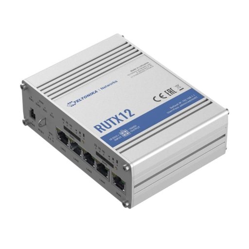 Router 3G/4G công nghiệp Teltonika RUTX12, Dual SIM LTE CAT6 600Mbps, wifi 5 chuẩn 802.11ac Wave-2